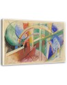 Reproduction Canvas prints - Blue horse and rainbow F. Marc | FEEBY