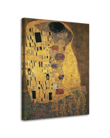Bild auf Leinwand - Der Kuss - G. Klimt Reproduktion | Feeby