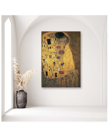 Bild auf Leinwand - Der Kuss - G. Klimt Reproduktion | Feeby