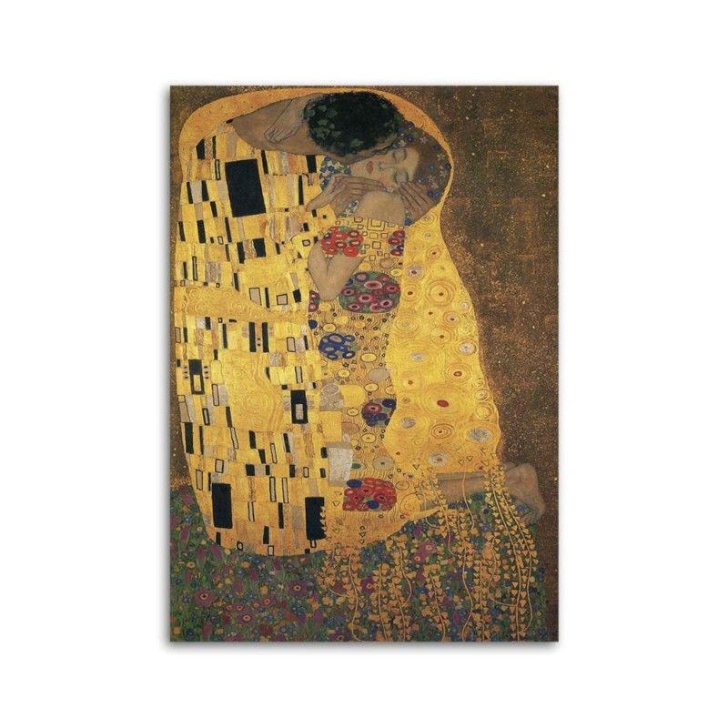 Bild auf Leinwand - Der Kuss - G. Klimt Reproduktion | Feeby