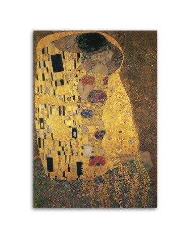 Bild auf Leinwand - Der Kuss - G. Klimt Reproduktion | Feeby