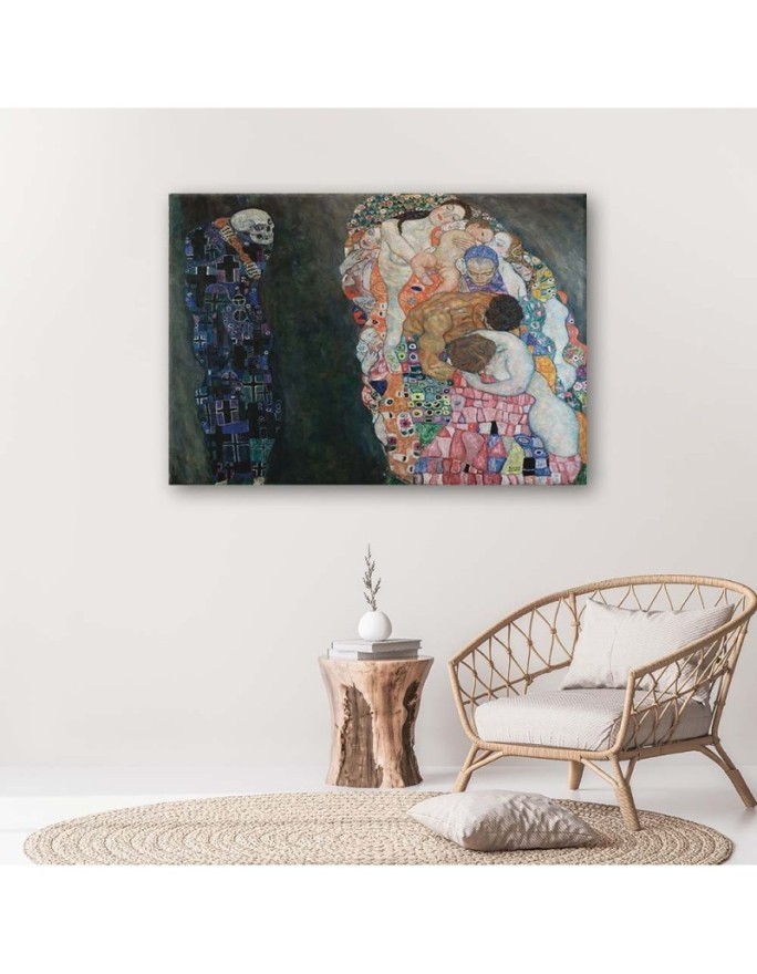 Reprodukcje obrazów malarstwo - Życie i śmierć G. Klimt | FEEBY