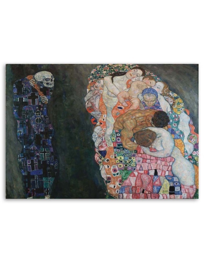 Reprodukcje obrazów malarstwo - Życie i śmierć G. Klimt | FEEBY