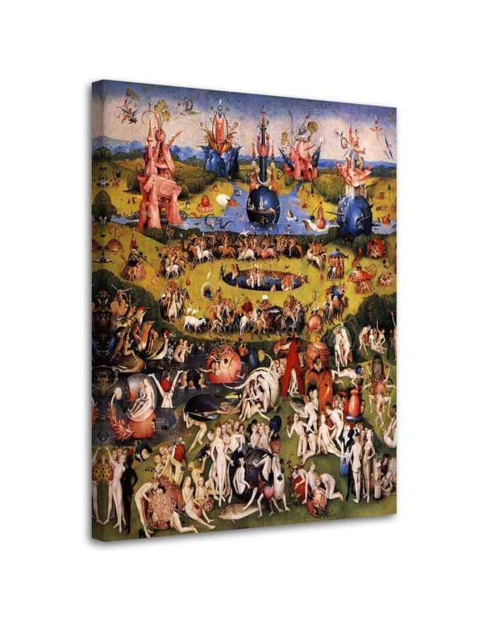 Leinwandbild - Garten Eden - H. Bosch Reproduktion | Feeby