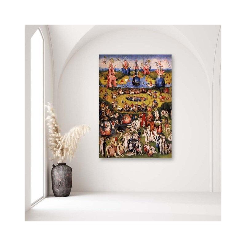 Leinwandbild - Garten Eden - H. Bosch Reproduktion | Feeby
