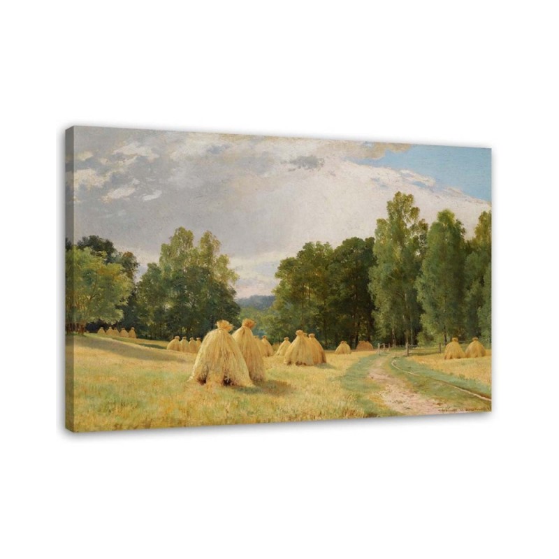 Leinwandbild - Heuschober - I. I. Schischkin Reproduktion | Feeby