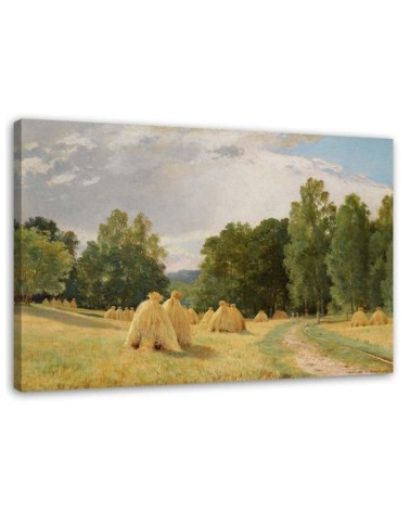 Leinwandbild - Heuschober - I. I. Schischkin Reproduktion | Feeby