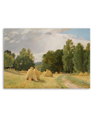 Leinwandbild - Heuschober - I. I. Schischkin Reproduktion | Feeby