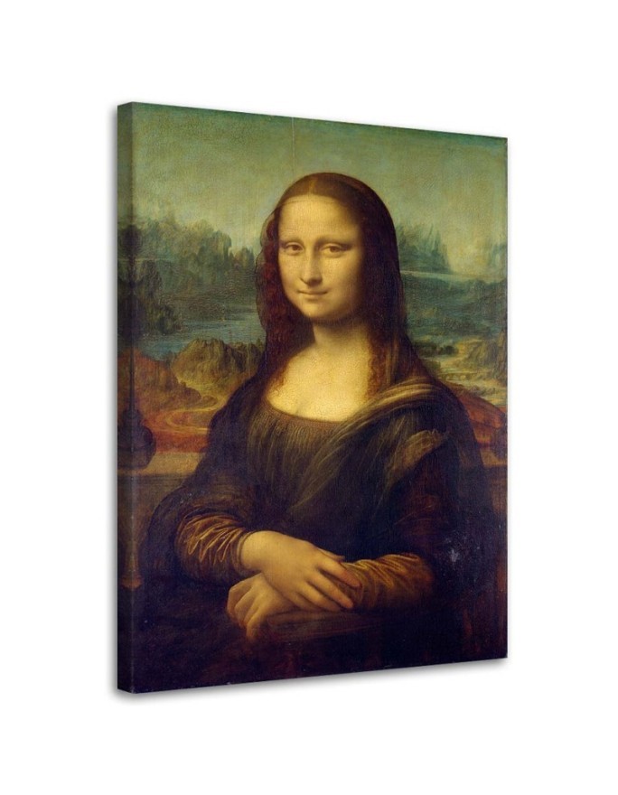 Leinwandbild - Mona Lisa - Da Vinci Reproduktion | Feeby
