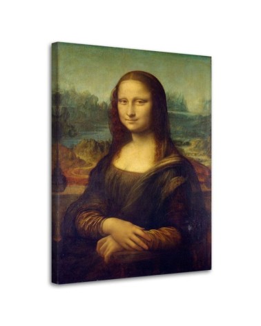 Leinwandbild - Mona Lisa - Da Vinci Reproduktion | Feeby