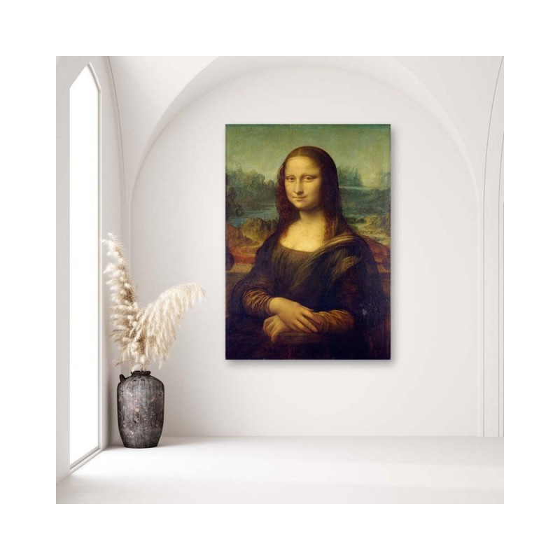 Leinwandbild - Mona Lisa - Da Vinci Reproduktion | Feeby