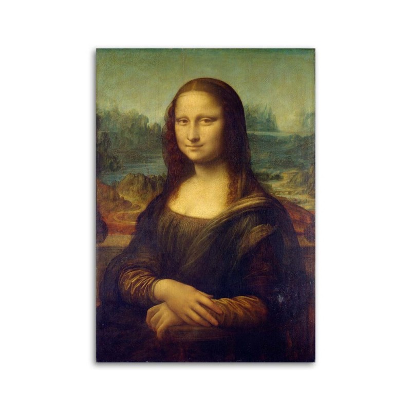 Leinwandbild - Mona Lisa - Da Vinci Reproduktion | Feeby