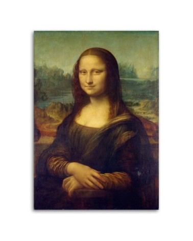 Leinwandbild - Mona Lisa - Da Vinci Reproduktion | Feeby