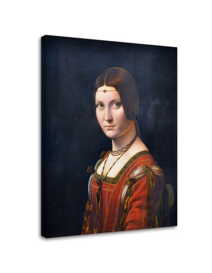 Leinwandbild - La Belle Feronierre - Da Vinci Reproduktion | Feeby