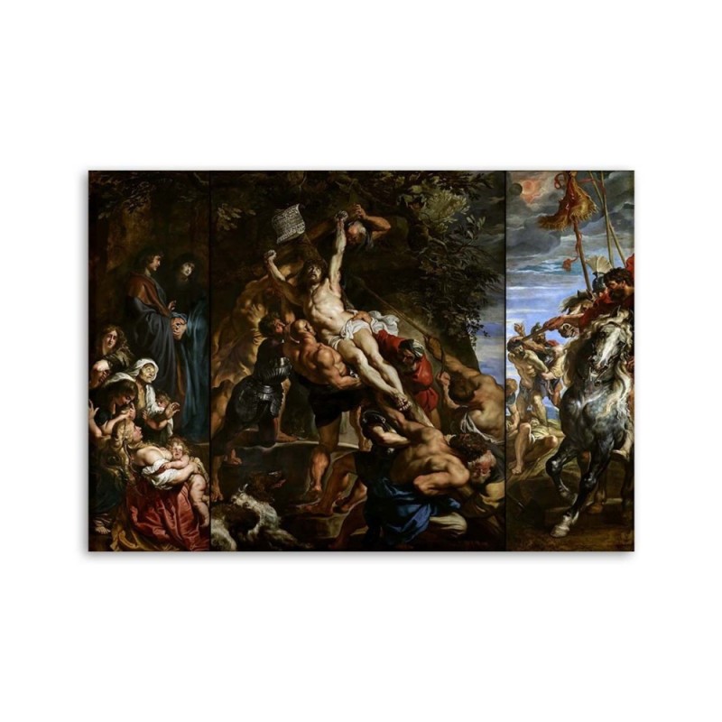 Bild - Die Erhöhung des Kreuzes - P. P. Rubens Reproduktion | Feeby