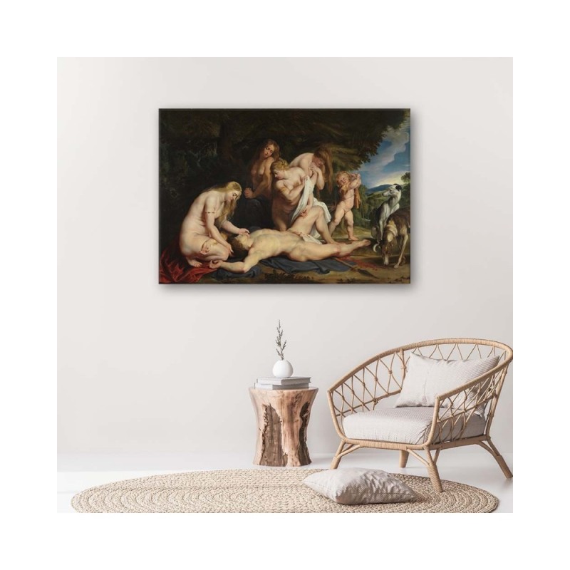 Leinwandbild - Tod des Adonis - P. P. Rubens Reproduktion | Feeby
