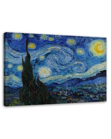 Starry night V. van Gogh - Artists' Canvas prints reproductions | FEEBY