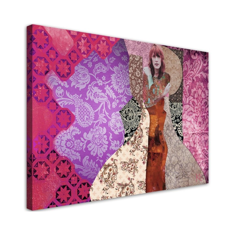 Kobieta na ozdobnym tle Gustav Klimt - Reprodukcje obrazów | FEEBY
