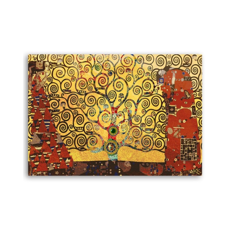 Bild auf Leinwand - Gustav Klimt Baum des Lebens | Feeby