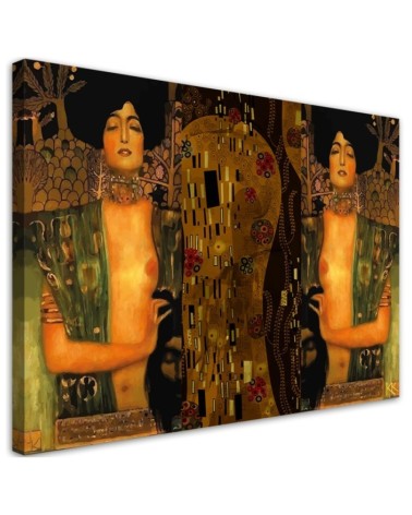 Bild auf Leinwand - Judith und Holofernes Gustav Klimt | Feeby