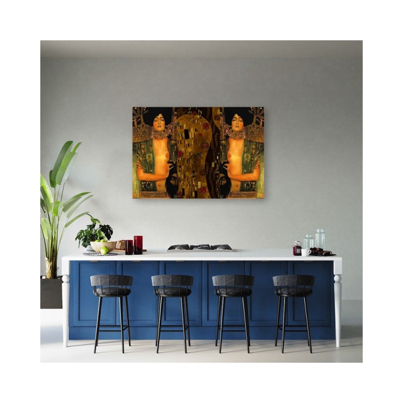 Bild auf Leinwand - Judith und Holofernes Gustav Klimt | Feeby