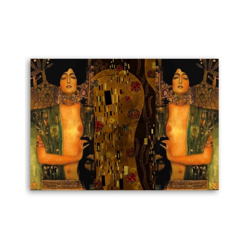 Bild auf Leinwand - Judith und Holofernes Gustav Klimt | Feeby