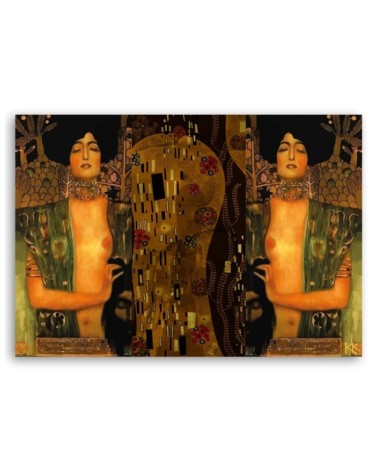 Bild auf Leinwand - Judith und Holofernes Gustav Klimt | Feeby