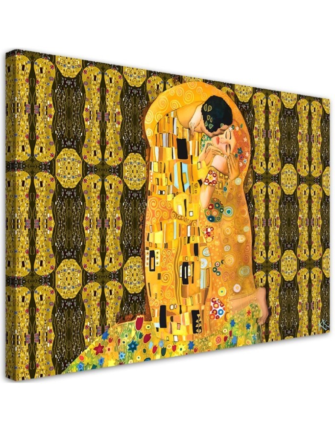 Gustav Klimt Pocałunek Kobieta Abstrakcja - Reprodukcje obrazów | FEEBY