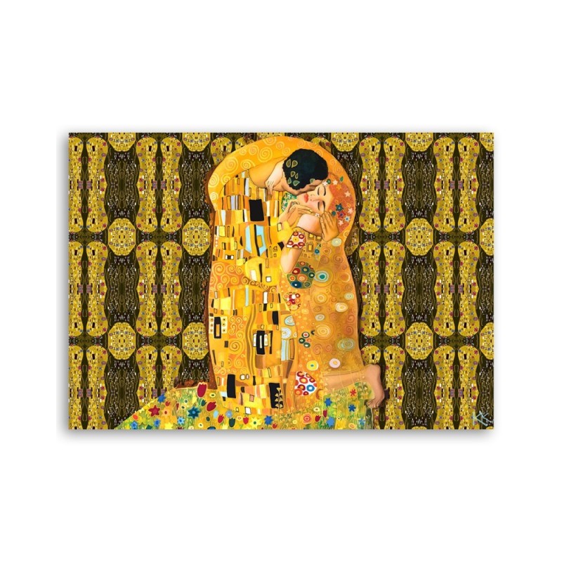 Leinwandbild - Erfüllung einer Frau Abstraktion | Feeby