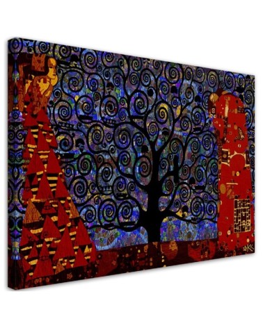 Leinwanddruck - G.Klimt Baum des Lebens Abstrakt | Feeby