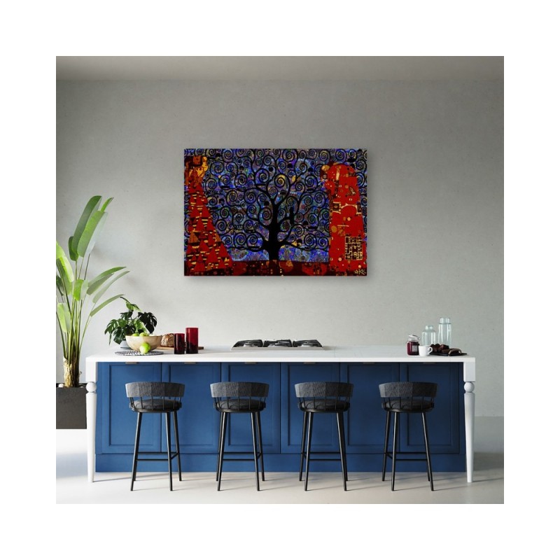 Leinwanddruck - G.Klimt Baum des Lebens Abstrakt | Feeby