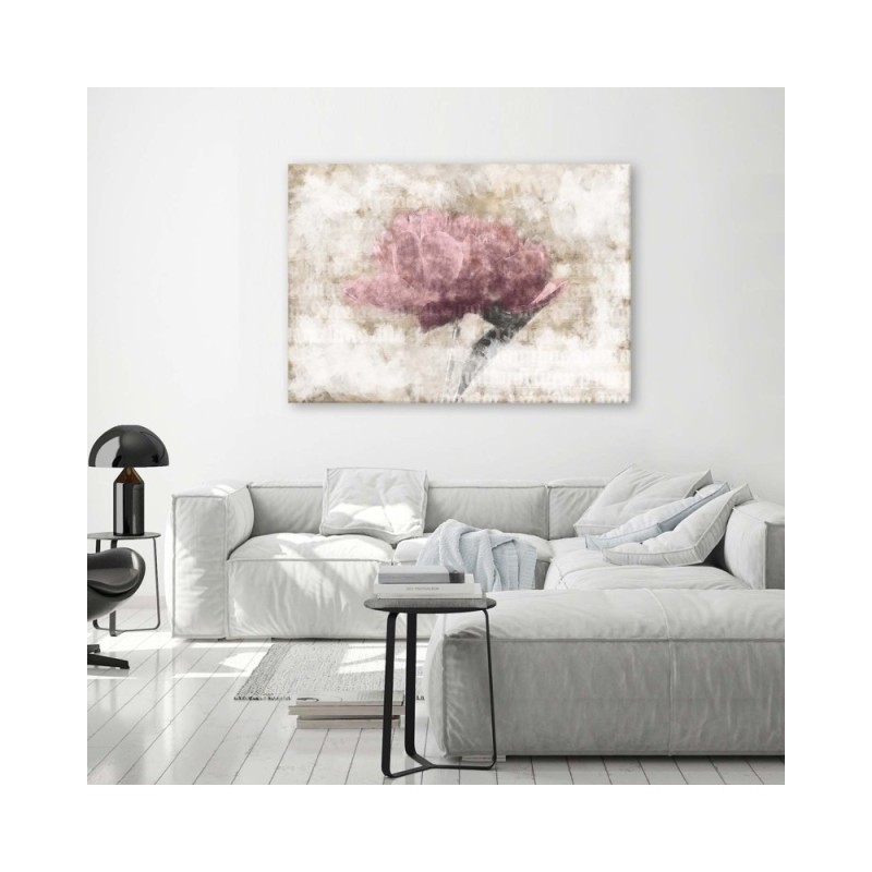 Leinwandbild - Abstrakte Blumen Shabby Chic | Feeby