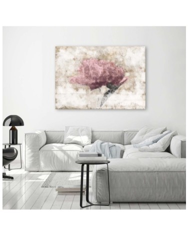 Leinwandbild - Abstrakte Blumen Shabby Chic | Feeby