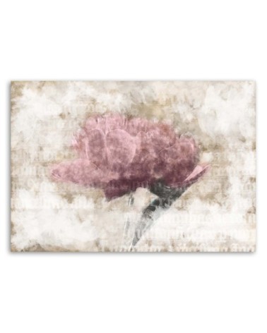 Leinwandbild - Abstrakte Blumen Shabby Chic | Feeby