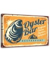 Obrazy w stylu vintage - Szyld retro ostrygi | FEEBY