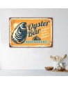 Obrazy w stylu vintage - Szyld retro ostrygi | FEEBY