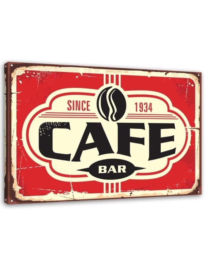 Modernes Wandbild - Retro-Kaffeebar | Feeby