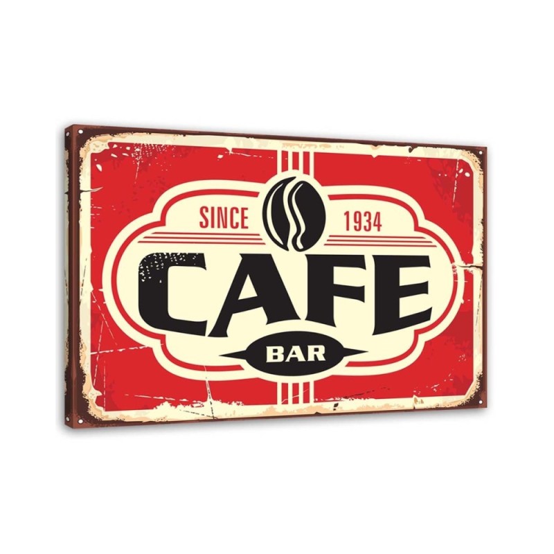 Modernes Wandbild - Retro-Kaffeebar | Feeby