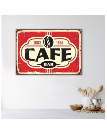 Modernes Wandbild - Retro-Kaffeebar | Feeby