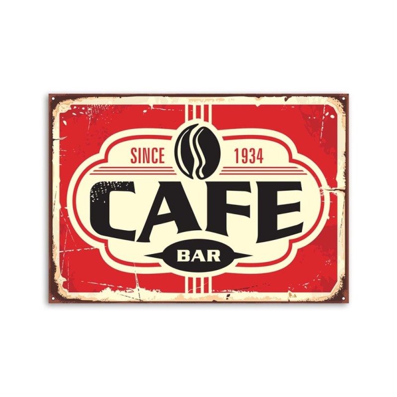 Modernes Wandbild - Retro-Kaffeebar | Feeby