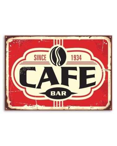Modernes Wandbild - Retro-Kaffeebar | Feeby