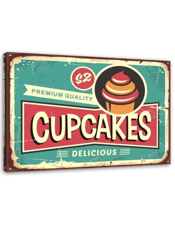 Bild auf Leinwand - Muffin-Schild | Feeby