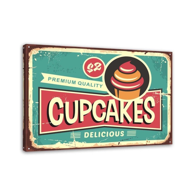 Bild auf Leinwand - Muffin-Schild | Feeby