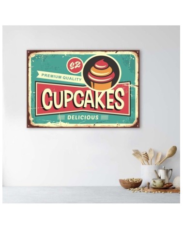 Bild auf Leinwand - Muffin-Schild | Feeby