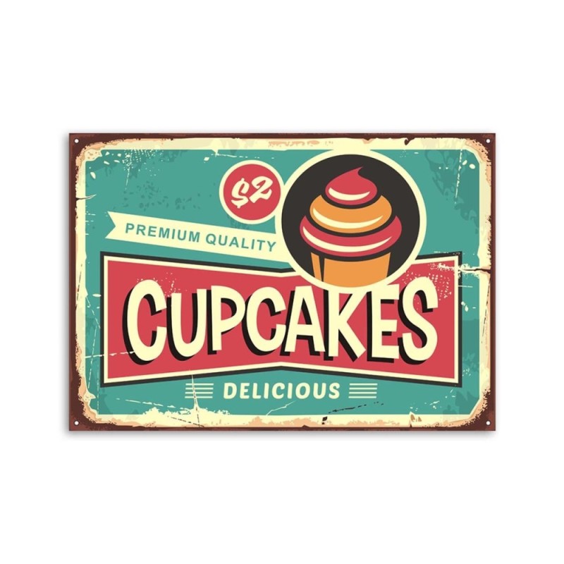 Bild auf Leinwand - Muffin-Schild | Feeby