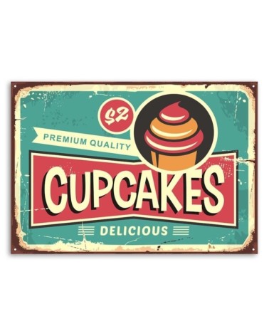 Bild auf Leinwand - Muffin-Schild | Feeby