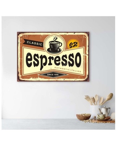 Leinwandbild modern - Espresso-Schild | Feeby