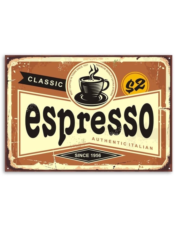 Obrazy do kawiarni - Szyld espresso | FEEBY