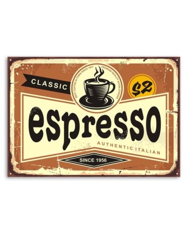 Leinwandbild modern - Espresso-Schild | Feeby