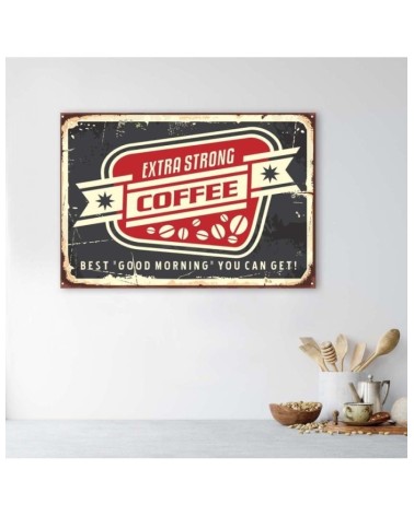 Leinwandbild - Aushängeschild starker Kaffee | Feeby